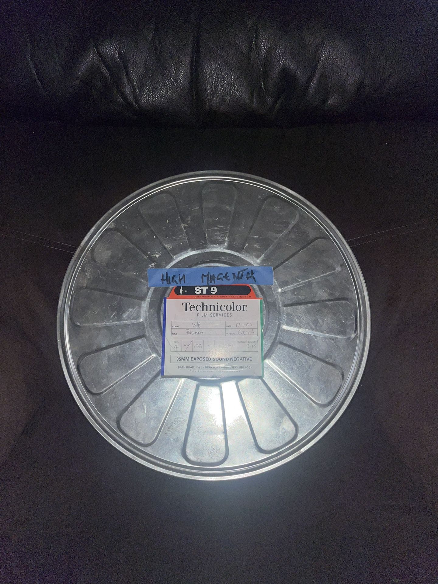 pokemon Film Reel Dated 11-17-2000