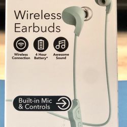 Green  color Wireless Bluetooth Earbuds For iPhone, Laptop, Tablet, Smartphones Flash Sale