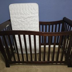 Crib and mattress