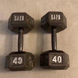 40 LB Dumbbells