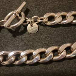 Toggle Silver Necklace 