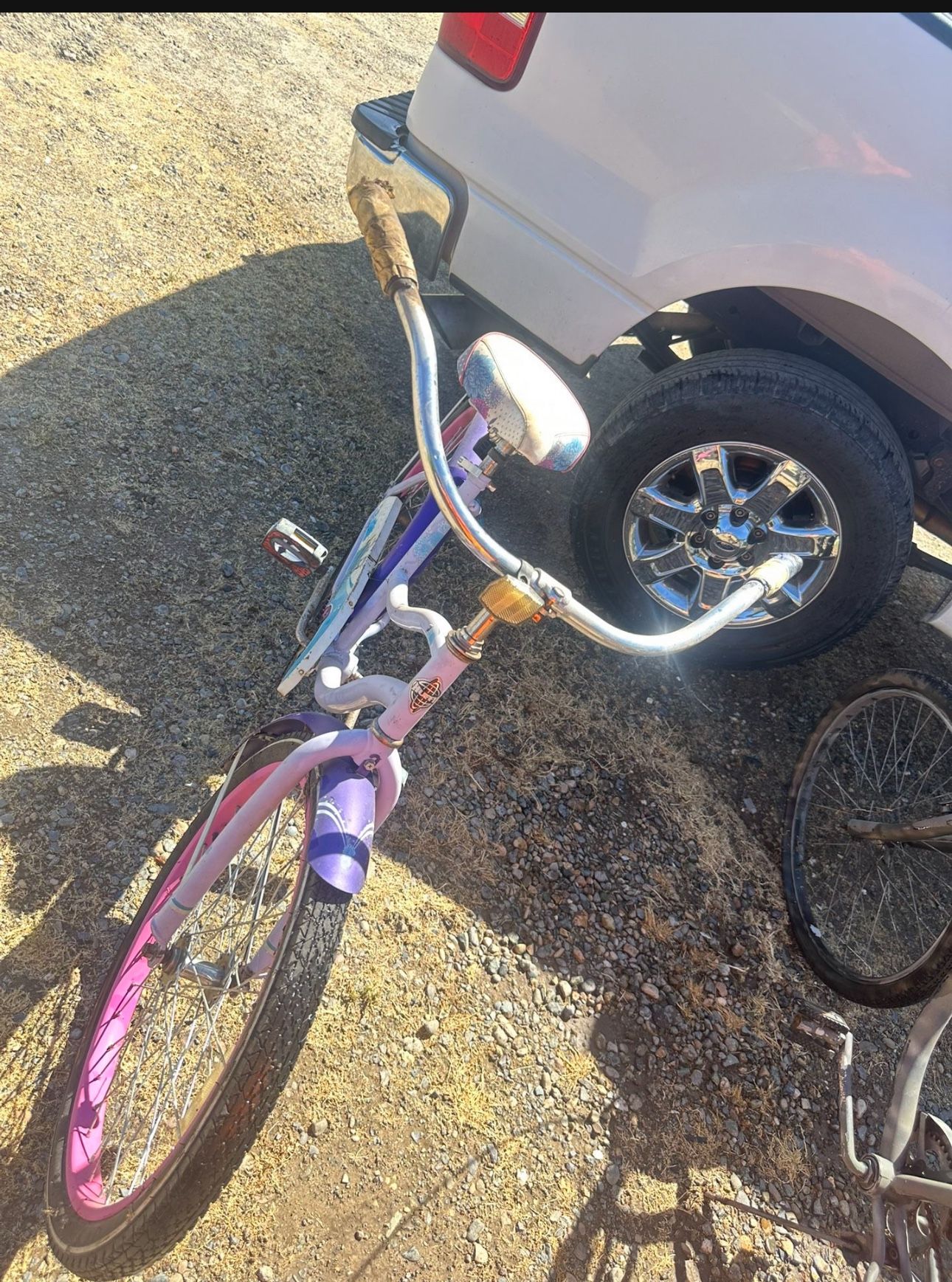Purple Huffy Beach Cruiser