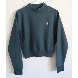 Champion Reverse Weave Hunter Green Sweatshirt - Size XS