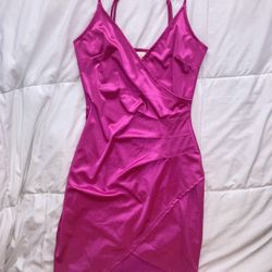 Short Dress Is Pink