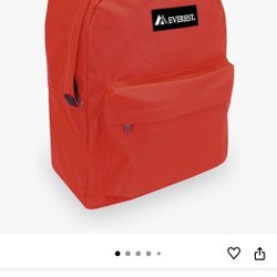 Everest Red Backpack 
