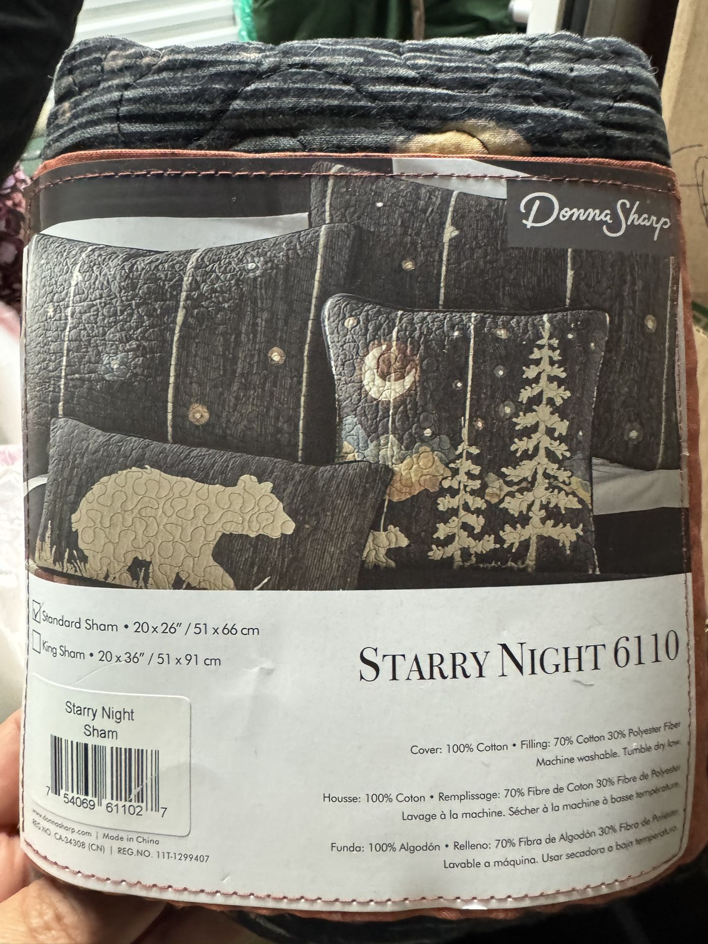 New Starry Night Standard Sham Set By Donna sharp