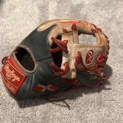 Used Custom Heart Of The Hide Rawlings Baseball Glove