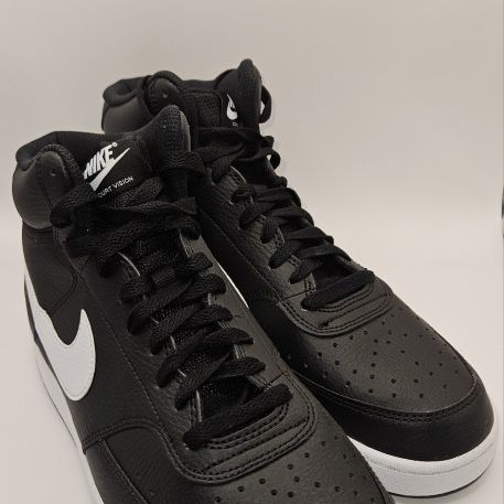 New Black & White Nike Court Vision Mid Sz12Mens / 13.5Womens