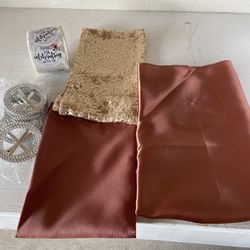 Event Rust, color Table and Chair Set