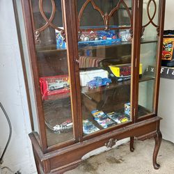 Antique Mahogany China Cabinet
