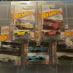Hot Wheels World Class Racers Mainline Set From 2022 Mint Condition In Sterling Protectors