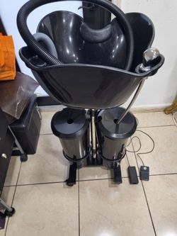 Portable Salon Shampoo Bowl with Foot Pump