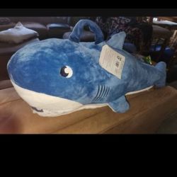 Shark.pillow.and Sleeping Bag And Face Mask New