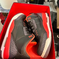Retro Jordan cement 3 crimson