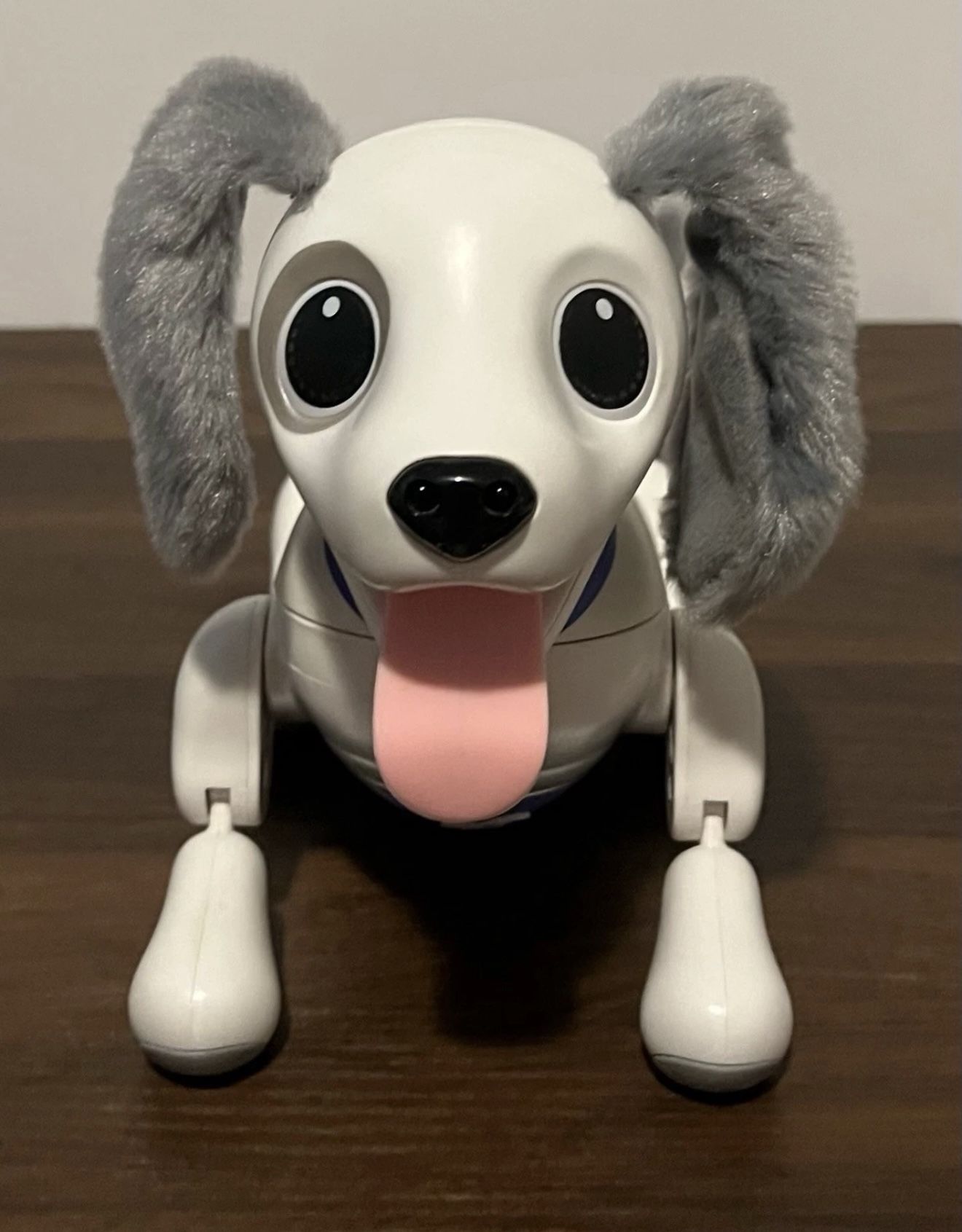 Hello Zoomer Miniature Dachshund White Robot Dog Takara TOMY