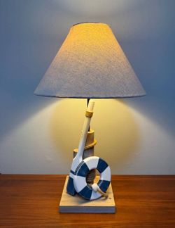 Nautical Boat Sail Theme Table Lamp