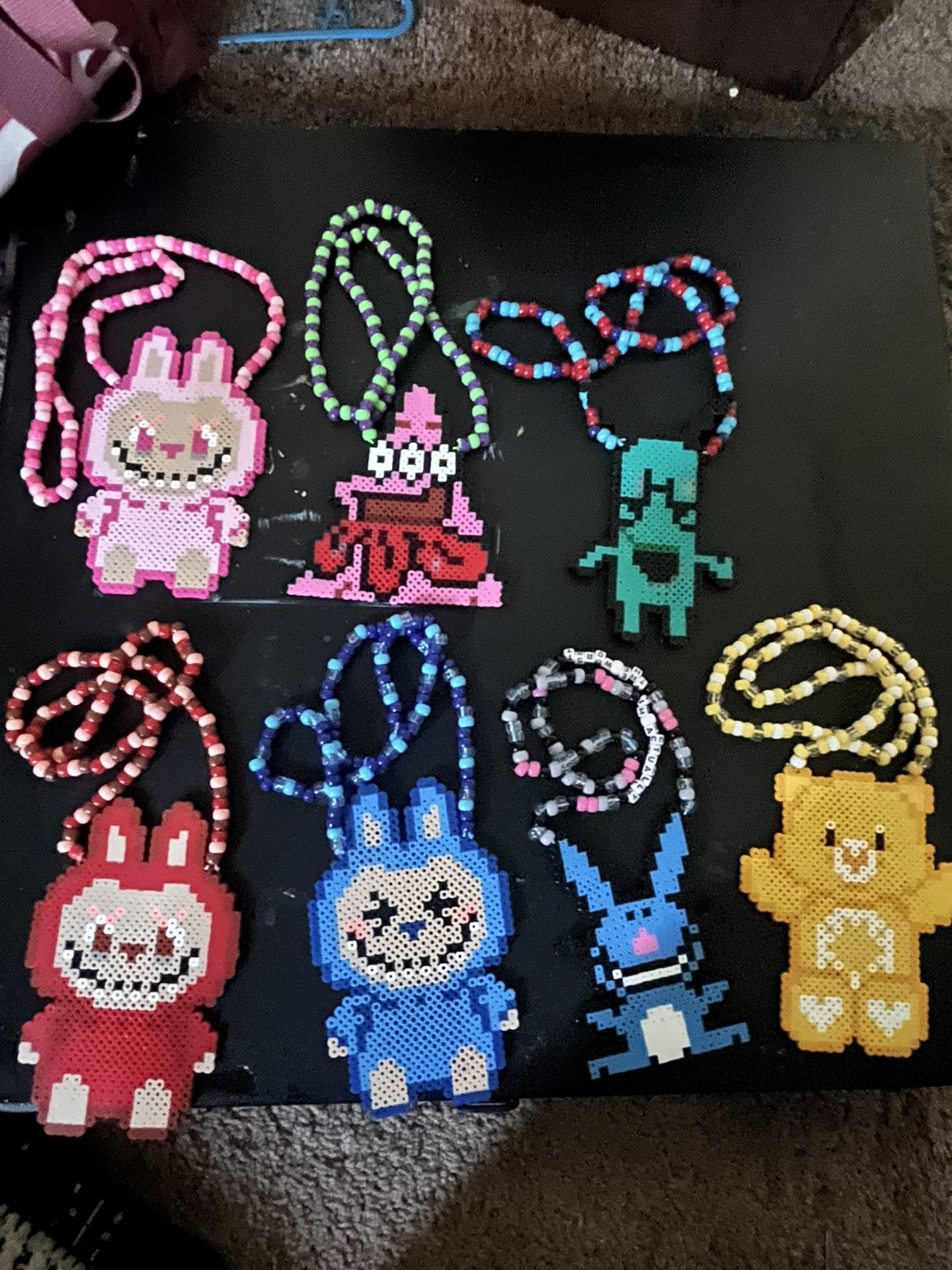 Perler Kandi Necklace 