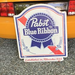 X-Large Pabst Blue Ribbon Sign