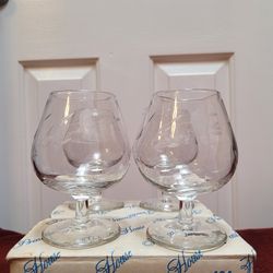 Brand New Princess House Crystal Brandy Glasses $38.00