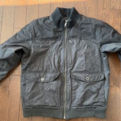 Men’s Medium Polyester bomber jacket, CAT (Caterpillar) workwear $40