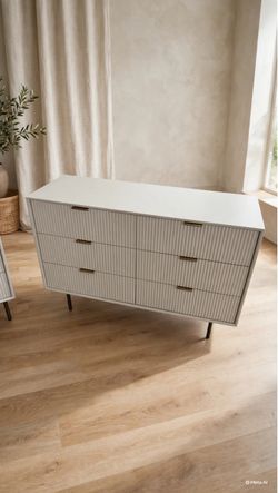 West elm 6 drawer dresser & nightstand