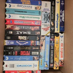 VHS Collection excellent condition. OBO 31 VHS in total