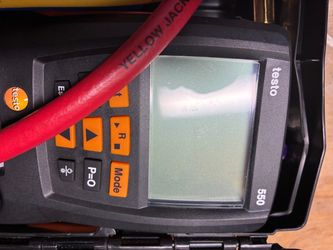 Testo 550 refrigeration gauge set