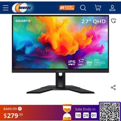 Gigabyte M27q Gaming Monitor 