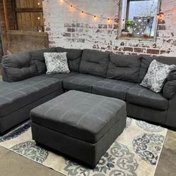 Gray Sectional 