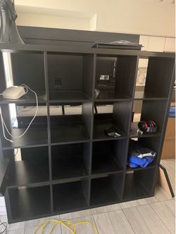 Black bookshelf / bookcase