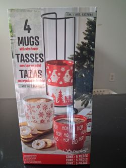New Holiday Themed Mug Set