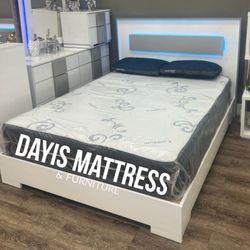 Cama Queen Size ✨ Bed Frame ✨Additional Mattress Price 