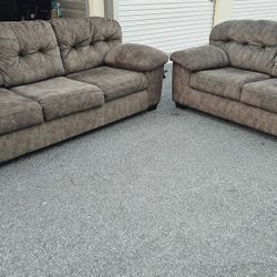 Sofa and lovesofa set  (DELIVER OPTION)