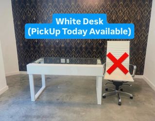 Workstation White Desk (1 Available)