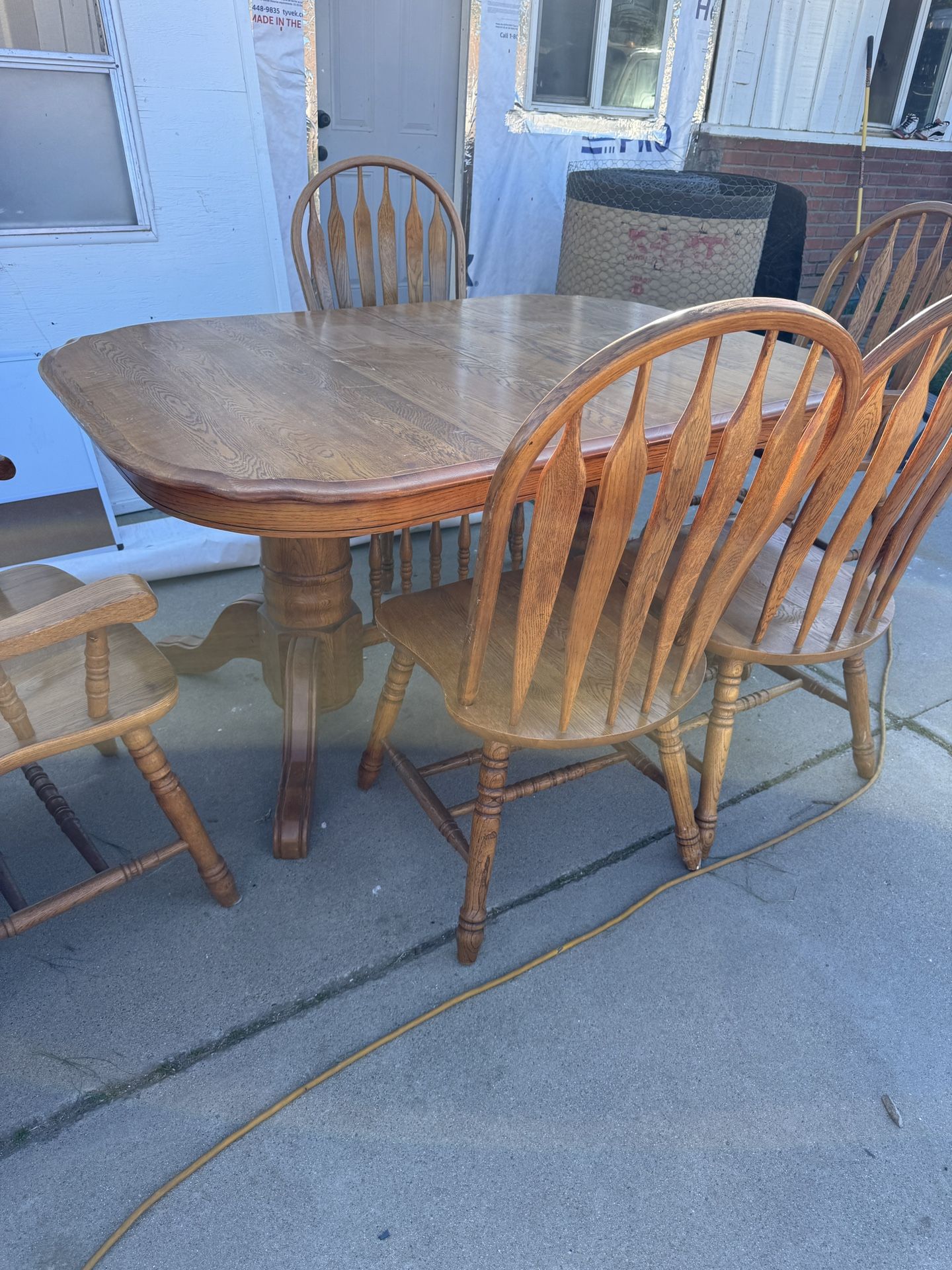 Wood Kitchen Table With Wood Chairs