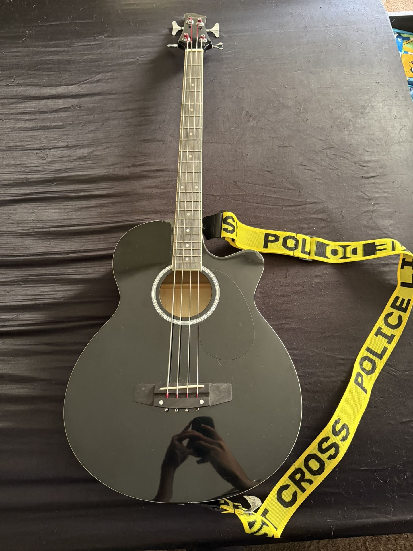 Electric/Acoustic 4 String Guitar 