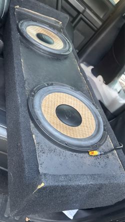 2-10” focal subwoofer speakers box