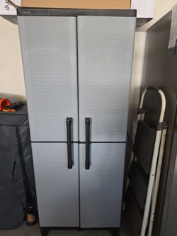 Tall Storage Cabinet with Doors