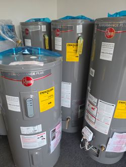 New Water Heater Rheem Performance Plus Gas