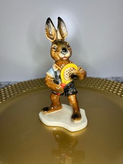 Vintage Goebel Bavarian Bunny tennis player