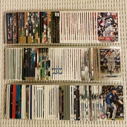 Chicago Cubs 160 Card Baseball Lot!