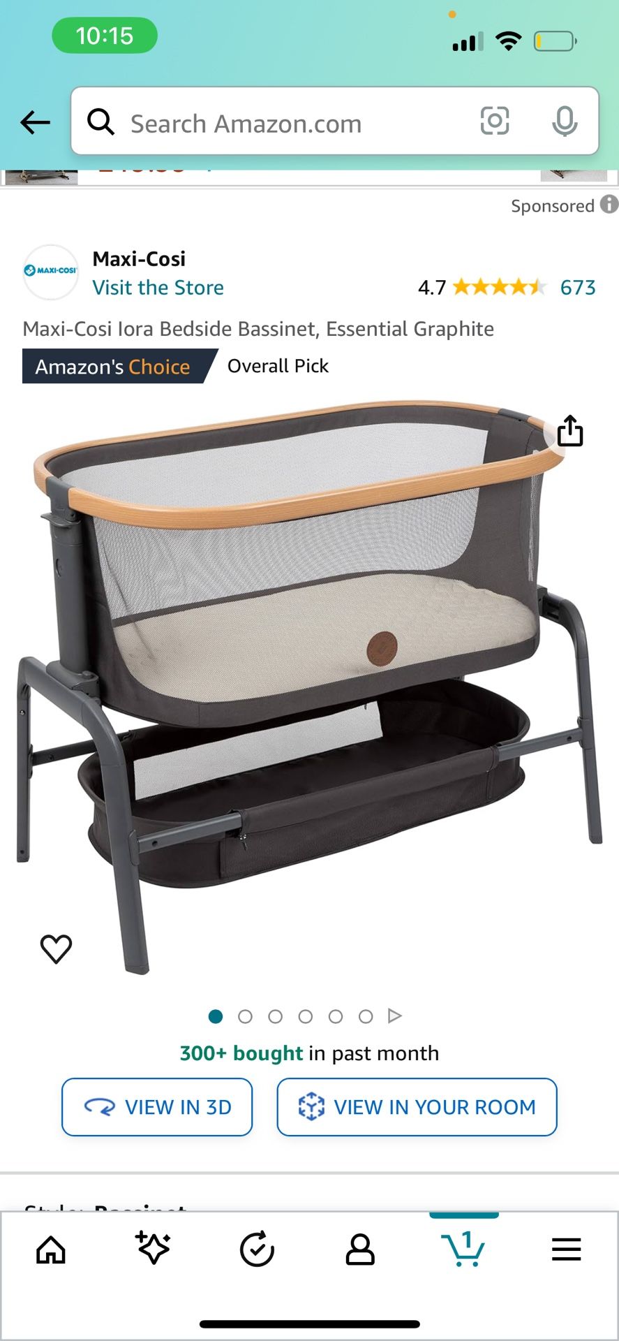 Cosi Maxi Bassinet (exact Image Above)
