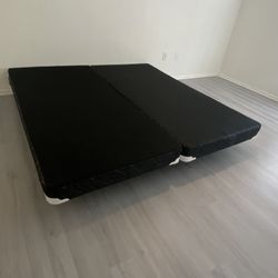 King Box Spring | Heavy-Duty Wood & Steel Construction | Factory Sealed, Never Used | Low Profile & Standard | Delivery Available