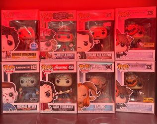 Halloween themed Funkos figures