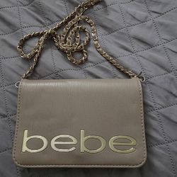 Bebe beige cross body