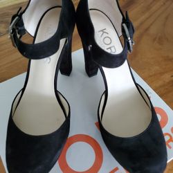 Suede Platform Higheels Pumps Dress Shoes