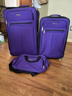Prodigy 3-Piece Luggage Set Purple