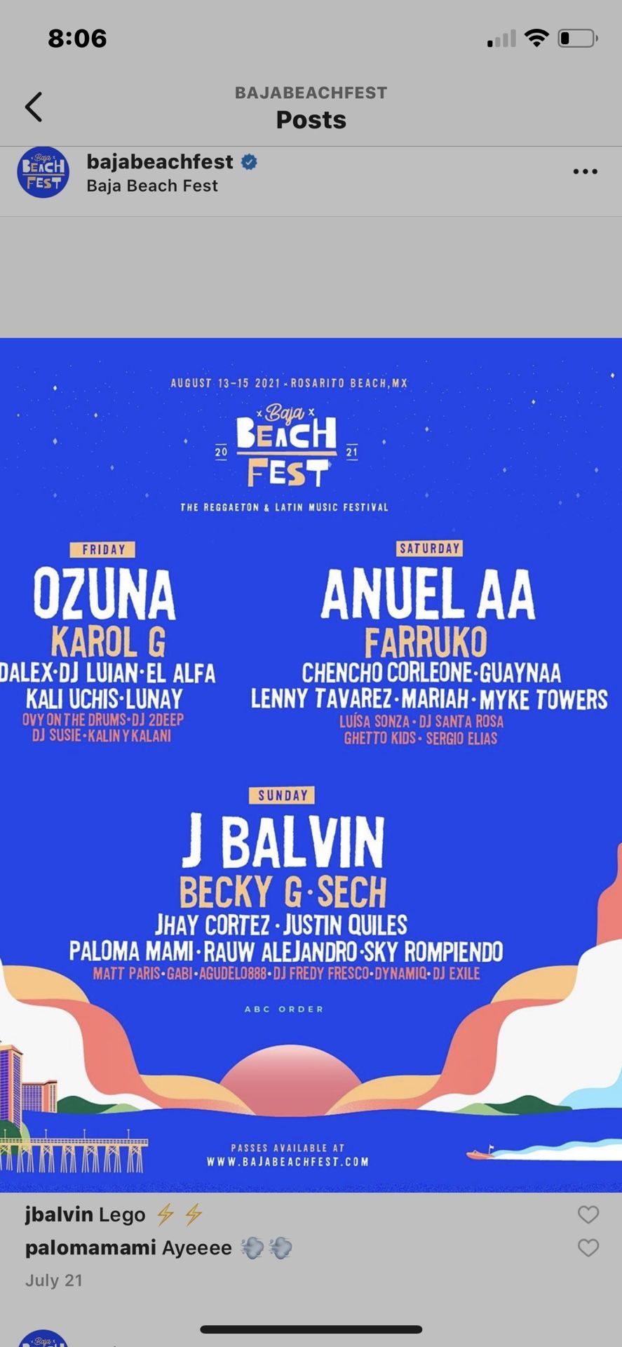 Baja beach fest