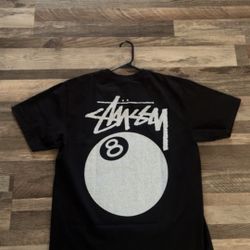 Stussy T-shirt Black Size Medium 