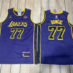 Luka Doncic Purple Lakers Jersey